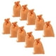 thumbnail image 3 of 10 piezas de bolsa de joyería en blanco, bolsa de dulces con diseño de cordón. Naranja 10x14cm, 3 of 7