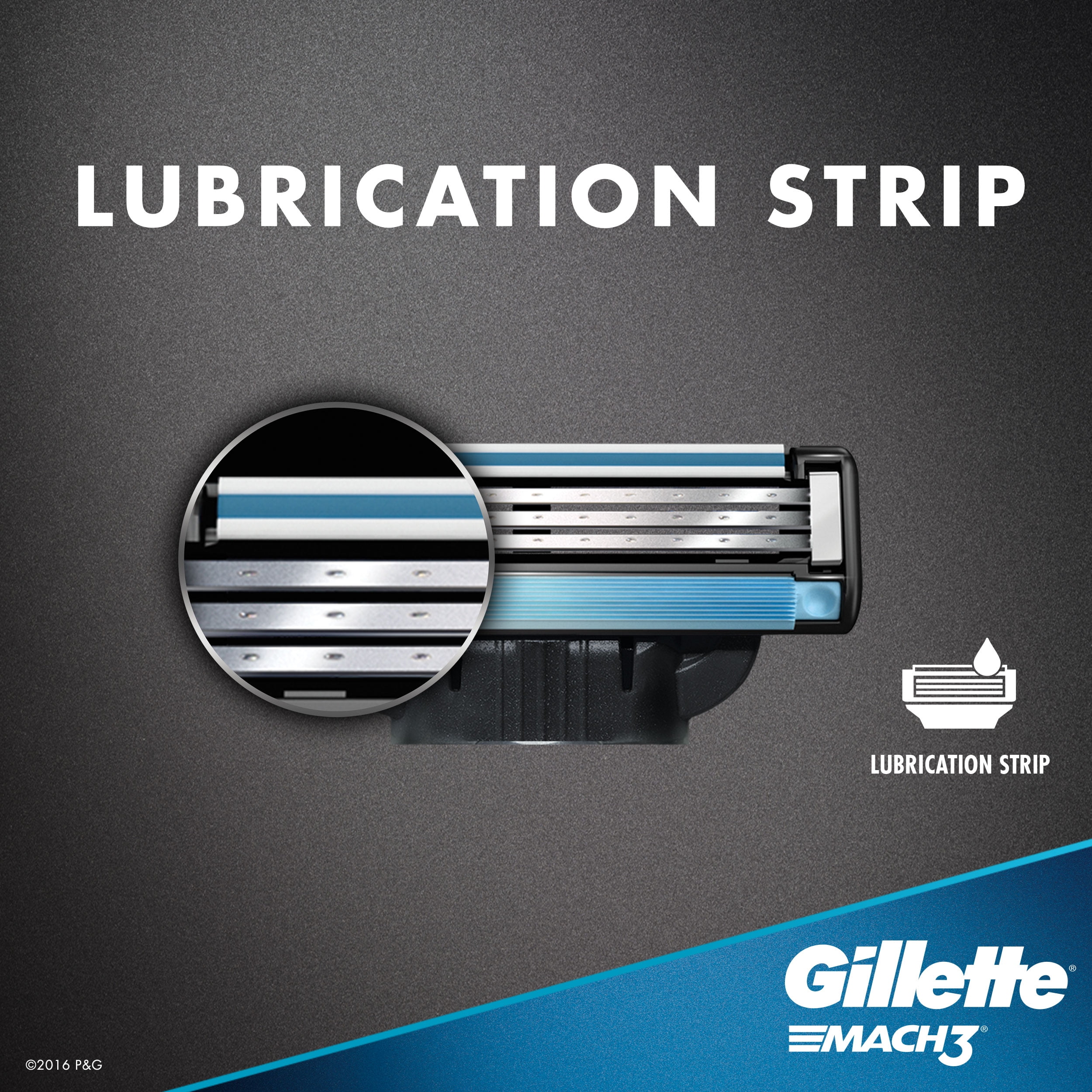 Gillette Mach3 Men's Razor Blades - 5 Refills