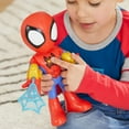 thumbnail image 6 of Marvel Spidey and His Amazing Friends Electronic Suit Up Spidey Action Figure, Spider-Man Toys, 6 of 7