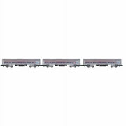 Amtrak O Scale Model Train Set With Engine With Three 60ft Coaches Williams
