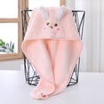 thumbnail image 6 of PEIBang Cute Bunny Microfiber Hair Towel Wrap,Hair Drying Towels Rapid Dry Twist Hair Towel for Women,Easter Bathroom Decorations, 6 of 6