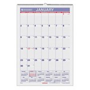 AT-A-GLANCE Laminated Wall Calendar,15-1/2x22-3/4 In AAGPMLM0328