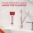 thumbnail image 2 of Native Fluoride Free Toothpaste, Cinnamon & Mint Flavor, 4.1 oz, for Adults & Kids 2+, 2 of 12