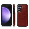 thumbnail image 2 of Dteck Case for Samsung Galaxy A13 5G,Magnetic Durable Leather Case Card Slots Shockproof Rubber Kickstand Back Wallet Cover for Galaxy A13 5G,Brown, 2 of 9