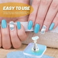thumbnail image 3 of Acrylic Nail Display Stand for Manicure Practice, Clear Wall Mounted Holder, Training Tool, DIY Nail Art Support, Salon School Home Use, Durable Plastic, Nail Tip Display, Women, Makeup Organizers, 3 of 8