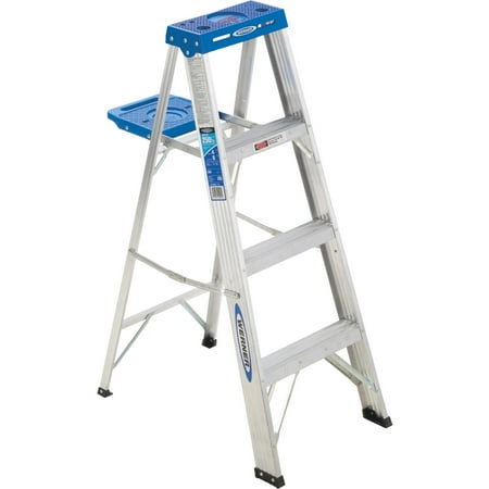 UPC 051751010411 product image for WERNER Stepladder,360,H 4 ft.,Spread 29-1/4 In 364 | upcitemdb.com