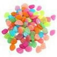thumbnail image 2 of 100pcs Fish Tank Fluorescent Pebble Garden Parterre Decor Glow Stone Green, 2 of 9