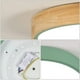 thumbnail image 5 of Lámpara de techo empotrada, diseño ultrafino, fuente de luz LED regulable y cambiante para sala de estar, cocina, dormitorio, 40 cm x 5 x 50,5 cm, iluminación monocromática, roble, hierro forjado,, 5 of 5