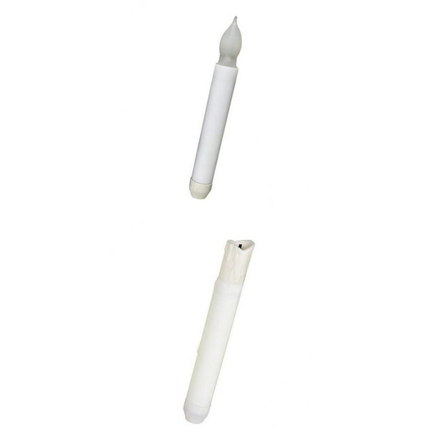 2 Velas LED Eléctricas De 165 Mm De Alto Sin Llama Para Decoración De Fiestas Cálidas
