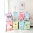 thumbnail image 3 of Sanrio-cesta de almacenamiento Hello Kitty Kawaii Kuromi, Anime Cinnamoroll, plegable, My Melody, cesta de lavandería, organizador del hogar, cesto de lavado, 3 of 4