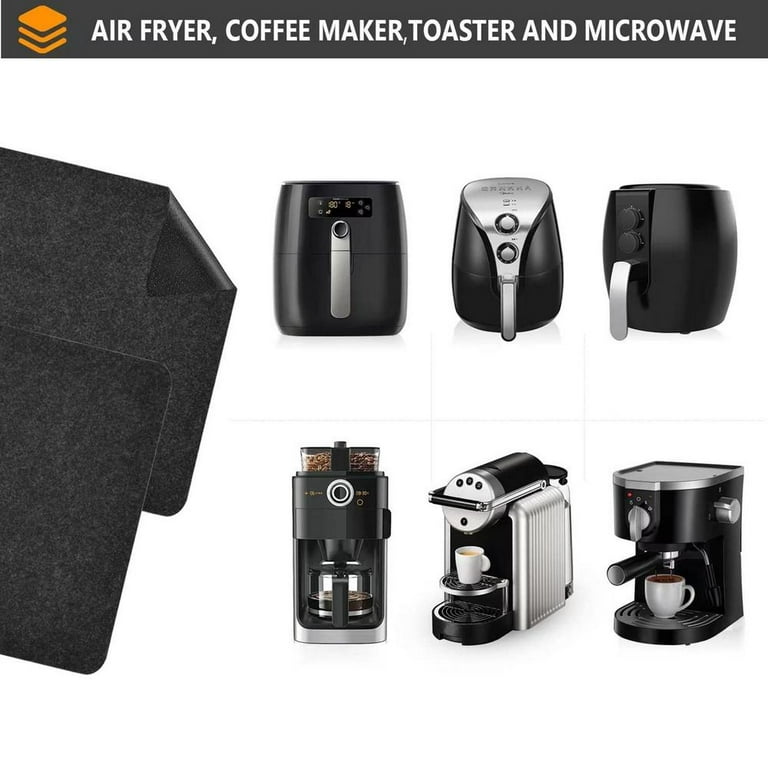  Heat Resistant Mats For Countertop 2 Pcs - Coffee Mat Heat  Resistant Mat Kitchen Counter Protector Pad with Appliance Slider Function  for Air Fryer, Microwave, Coffee Maker, Toaster : Home & Kitchen