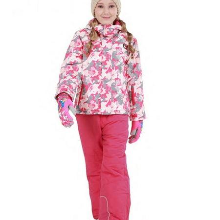 

Ydojg Fashion Outfit Set For Baby Toddler Boys Girls Kids Ski Jacket Snow Jacket Pants Suits Windproof Water Proof Winter Coats 2Pcs For 9-10 Years