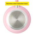 thumbnail image 2 of Tasty Ceramic Non-Stick 16-Piece Cookware Set, Titanium-Reinforced, Dishwasher Safe, Pink, 2 of 8