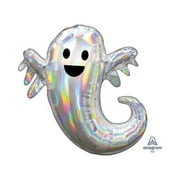 Iridescent Ghost 28 Inch Mylar Foil Balloon [39986]