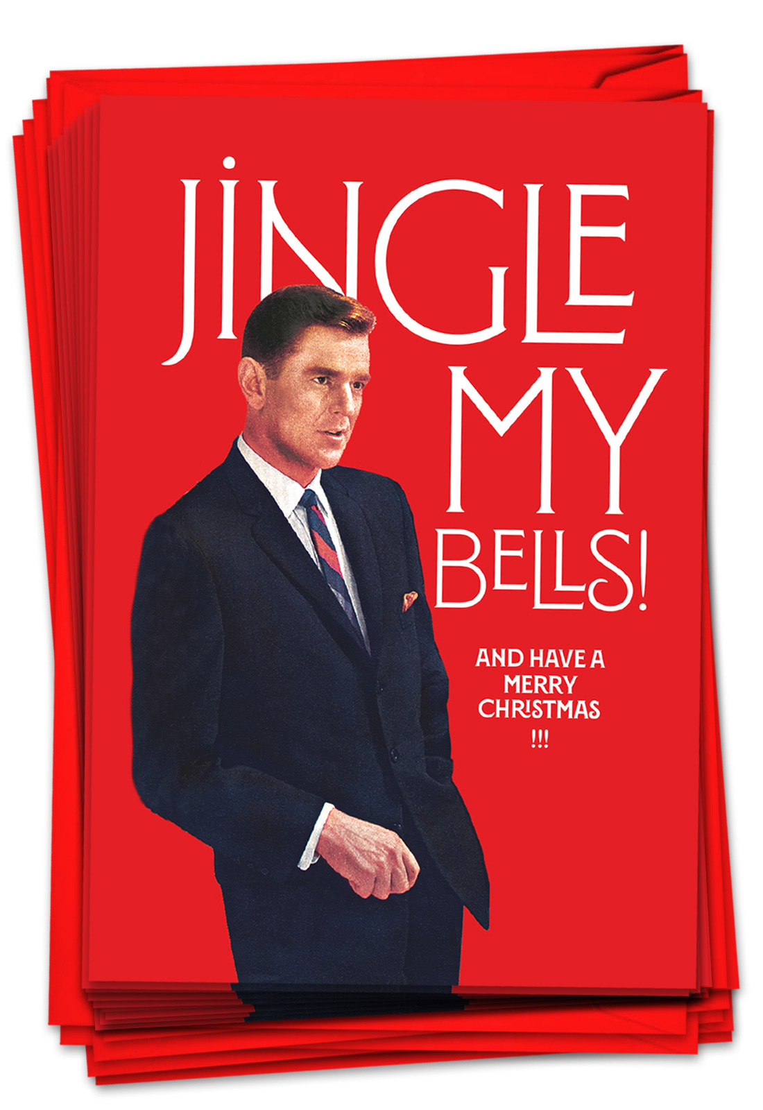12 Funny Christmas Cards for Men - Funny Adult Notecards, Inappropriate Naughty Xmas Gift (1