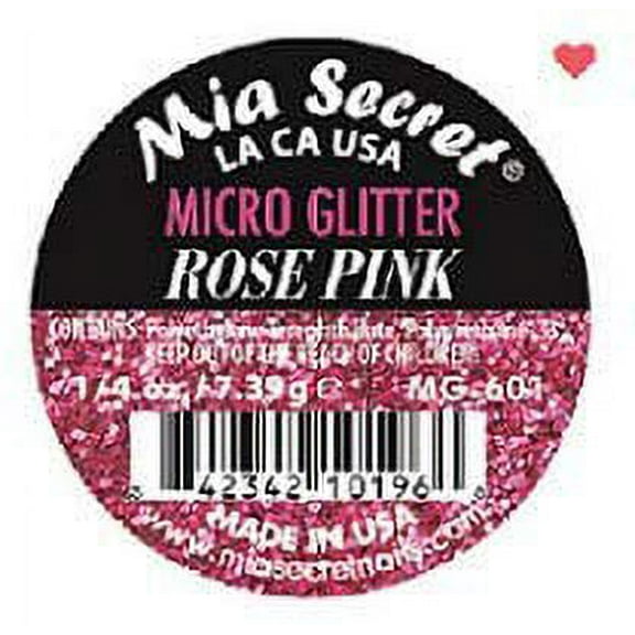 MIA SECRET (PL400-MG601) - Rose Pink (MICRO GLITTER)