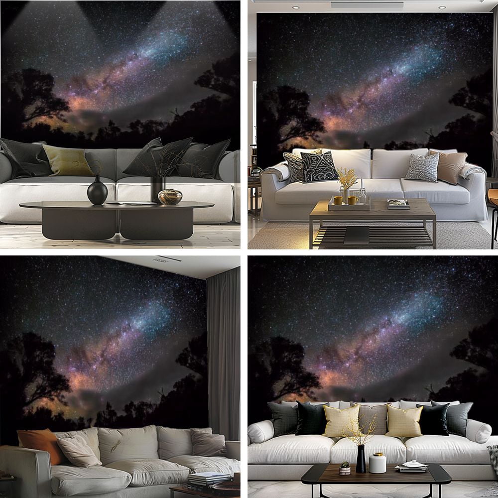 Peel and Stick Wallpaper Sky Night Wilsons Promontory Australia Modern Art Wall Mural Decor Self Adhesive and Removable 69in x 98in