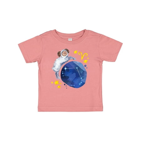 

Inktastic Aries Constellation Zodiac Sign Illustration Gift Baby Boy or Baby Girl T-Shirt