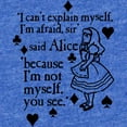 thumbnail image 2 of CafePress - Alice Not Myself Today_Wh - Cute Infant Baby Football Bodysuit, 2 of 3