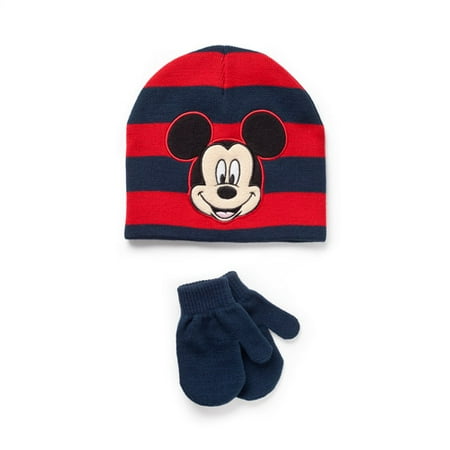 Mickey Mouse-dis Toddler Boys Lic. Hat Set