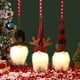 thumbnail image 1 of 3 piezas Adornos navideños Muñeco sin rostro Gnomo Colgante de luz Muñeco anciano Colgante de muñeca, 1 of 5