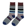 IGIA Men & Women Colorful Strips Novelty Cotton Sock For Everyday Use
