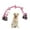 5 Knots-Pink, variant on Pawfectpals Tough Twisted Dog Chew Pull Rope Teething Toy and Tug of War for Large Dogs (Double Grip Loops and Knots)