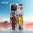 thumbnail image 3 of Marvel Deadpool y Wolverine funda de teléfono plateada colorida para Apple iPhone 16 15 pro Max 14 13 pro 12 11 14plus cubierta mate, 3 of 5