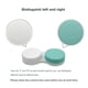 thumbnail image 2 of 12 PCS Contact Lens Case, Colorful Contact Case Left/Right Eyes, Portable Contact Lens Box, Bulk Box Holder Soak Storage Kit, Contact Lens Container f, 2 of 5