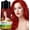 Cherry Red, variant on Dark Brown PPD-Free Hair Color Shampoo for Gray Hair, Hair Dye Shampoo 3 in 1, 100% Gray Coverage, Permanent Hair Color for Men & Women, Ammonia-free, 400 ml