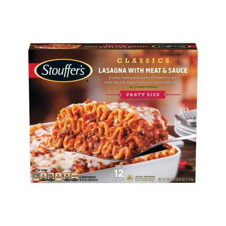 Stouffer S Family Style Recipe Meal Lasagna 90oz (PACK OF 6) Stouffer S Family Style Recipe Meal Lasagna 90oz (PACK OF 6)