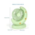 thumbnail image 5 of Desktop Creative Moon Usb Charging Desk Fan  with 90?Rotatable Head  Mute Student Dormitory Bedside, 5 of 8