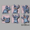 thumbnail image 2 of Boy's Lilo & Stitch Poses in Pink Panels Graphic Tee Athletic Heather X Large, 2 of 5