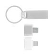 thumbnail image 2 of Memoria USB 2.0 con hebilla colgante para disco U, memoria USB de regalo HS220 con adaptador OTG de 2 GB, 2 of 14