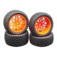 thumbnail image 1 of Tachiuwa RC Car Tires 1/10 Vehicles Model Spare Parts Modified Assembly for HPI 94166 Orange, 1 of 3