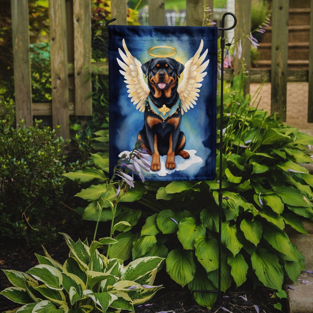 Rottweiler My Angel Garden Flag 11.25 in x 15.5 in