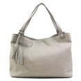 thumbnail image 1 of Pre-Owned Tory Burch Women's Leather Handbag in Greige (R10692A), 1 of 5