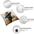 thumbnail image 4 of Autua Halloween Pillowcase Black Cat Pumpkin Pillowcase Halloween Decoration Outdoor Throw Pillow Case Decoration 12x12in, 4 of 5