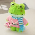 thumbnail image 3 of Lalafanfan rana de peluche de 25cm, juguetes de peluche, Rana Verde, abrazo, pato, peluches Kawaii, Animal, almohada, juguete suave, 3 of 5