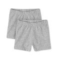 thumbnail image 1 of Shorts de Roue pour Bébés Filles et Tout-Petits, Gris Fumée 2 Pack, 2T US, 1 of 2