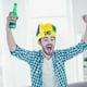 thumbnail image 5 of Peluca de fiesta sombrero de peluca transpirable gorra de fútbol elástico fanáticos del fútbol peluca gorra de peluca practical sombrero, 5 of 5