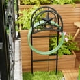 thumbnail image 2 of Garden Hose Holder Storage Liberty Star Rack Heavy Duty Metal Freestanding Water Hose Storage Hook for Expandable Hose Hose Reel Pocket Hose Magic Hose Flexable Hose for Outdoor Backyard, 2 of 8