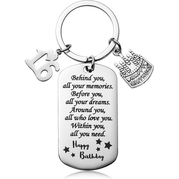 Double sided shop picture keychain walmart