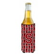 thumbnail image 2 of Carolines Treasures CJ1073-SMUK Letter S Football Red Black and White Ultra Beverage Insulators for slim cans  Slim Can, 2 of 2