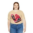 thumbnail image 5 of Valentines Day Shoestring Heart Sneaker Graphic Tee - Unisex 90s Converse, 5 of 8