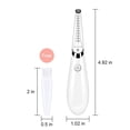 thumbnail image 3 of Electric Heated Eyelash Curler, USB Quick Charging Mini Easy To Carry Eyelash Curler, Eyelash Curler Tool To Enhance The Pen, Mascara Set Combination White White, 3 of 6