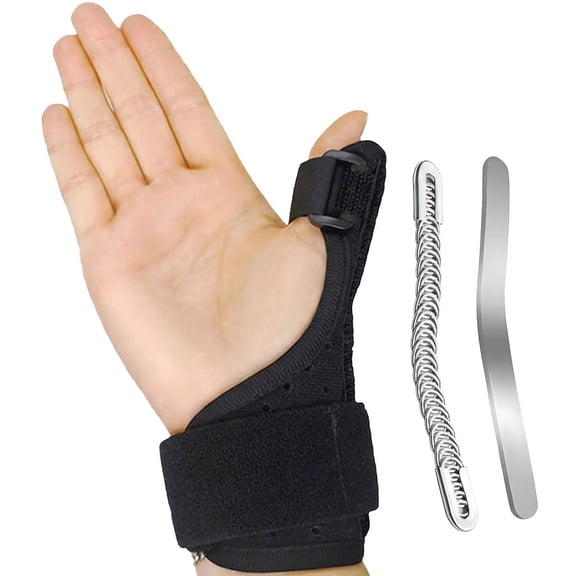 CNDRLEF Thumb Brace Stabilizer with Steel Splint, Night & Day Support for Pain Relief, Left/Right Hand