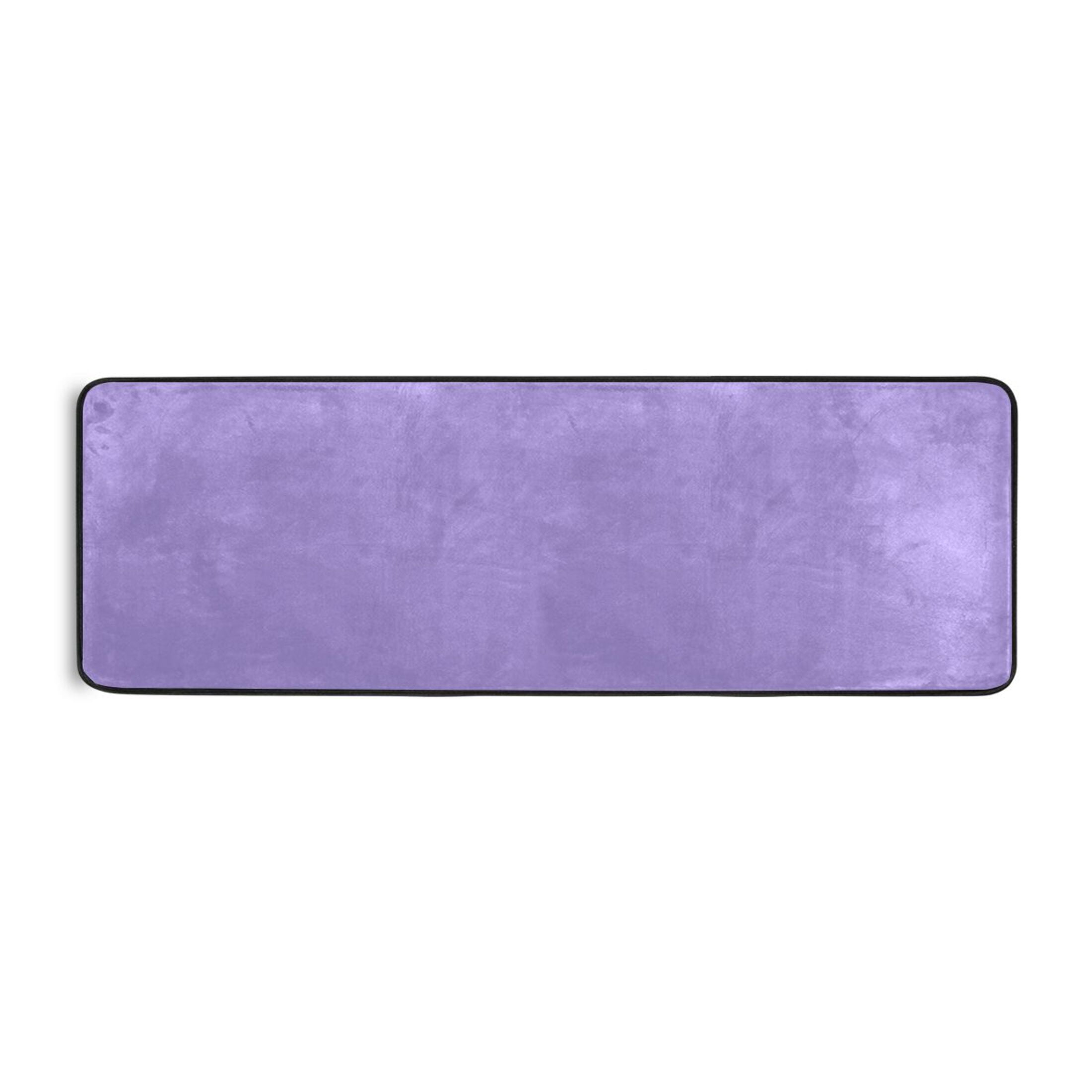 Ryvnso Lavender Purple Hallway Runner Rugs Floor Carpet Non Slip Entryway Mat 2' x 6'