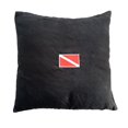thumbnail image 2 of LOVIVER Home Decorative Throw Pillow Case Dive Flag Pattern Cushion Black, 2 of 8
