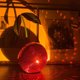 thumbnail image 3 of Bewildely Bolas de discoteca de cereza decoración moderna seta Kawaii espejo de vidrio simulado sala de estar decoración del hogar para Bar DJ Decoración del hogar rojo solo 15cm, 3 of 6